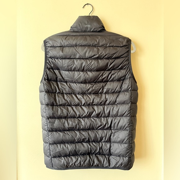Eddie Bauer Men's Black Down Filled Vest - Picture 5 of 6